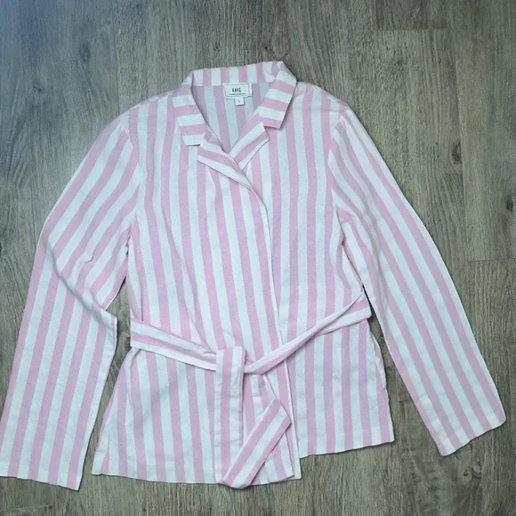 Have Pink and White Striped Blazer - Picture 2 of 8